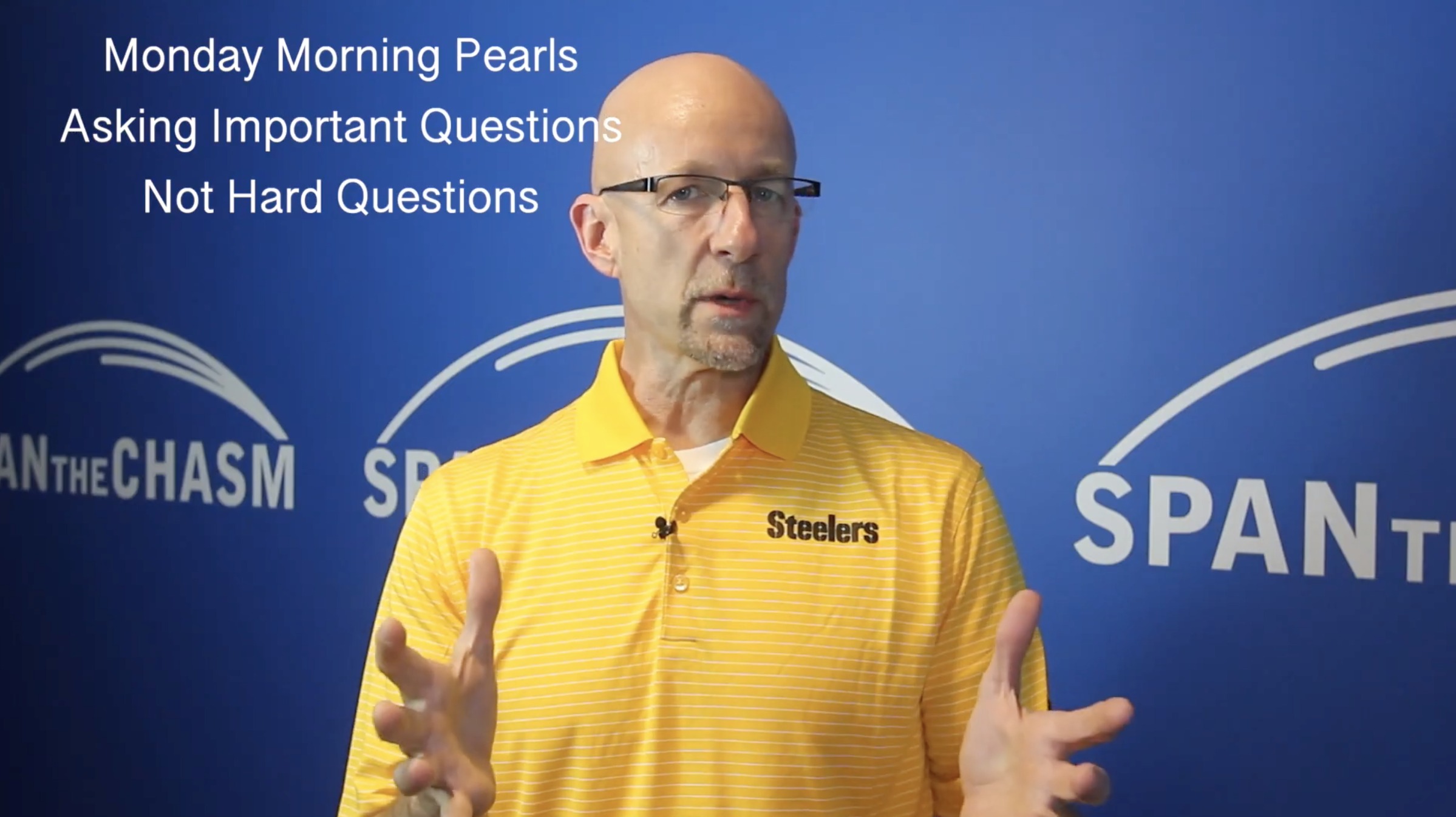 Monday Morning Pearls - Video Sales Training - Asking Important Questions not Hard Questions