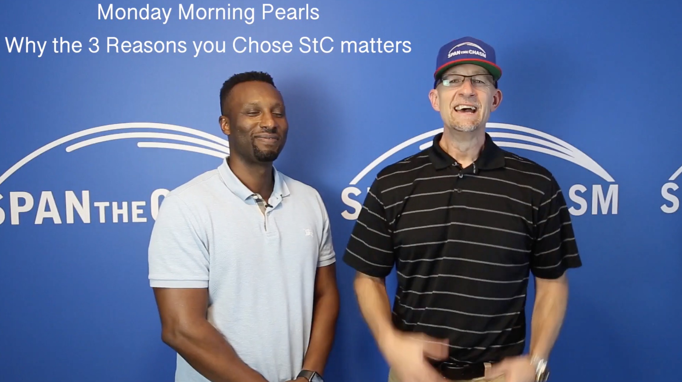 Monday Morning Pearls - Video Sales Training - Three Reasons You Chose StC Matters